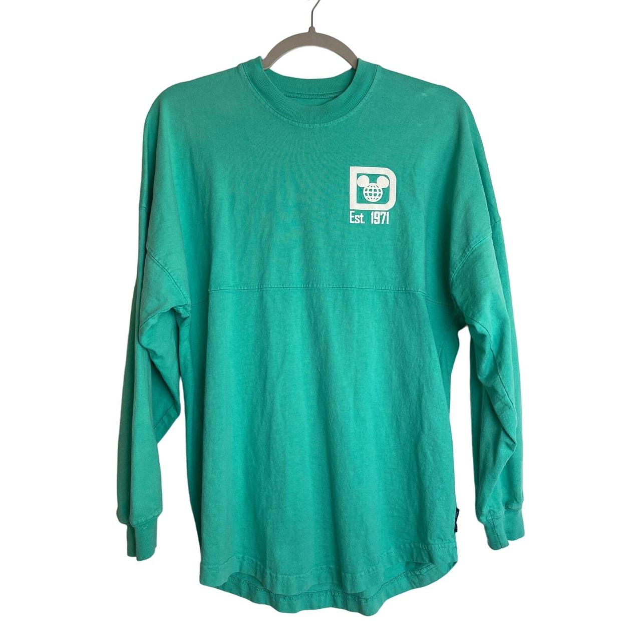 Disney Spirit high quality jersey long sleeve green shirt/Jersey size Xs