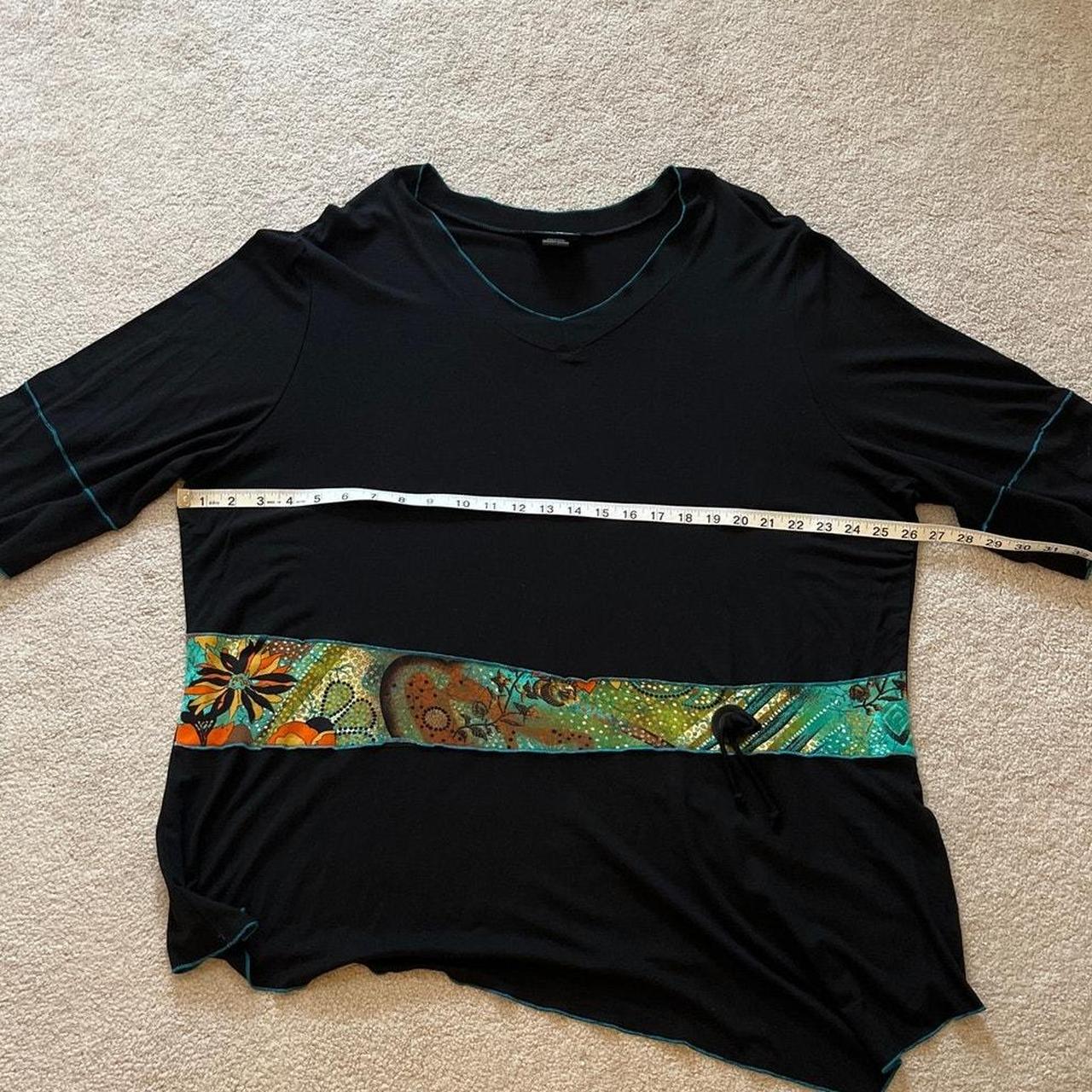 Source Unknown Women's Blouse - Black/Multi - XL … - image 6