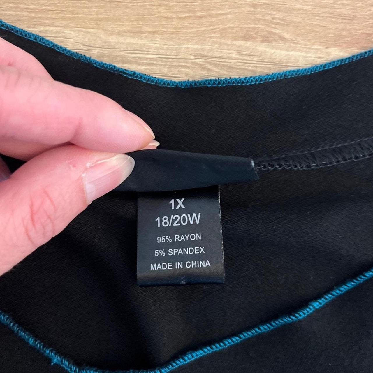 Source Unknown Women's Blouse - Black/Multi - XL … - image 4