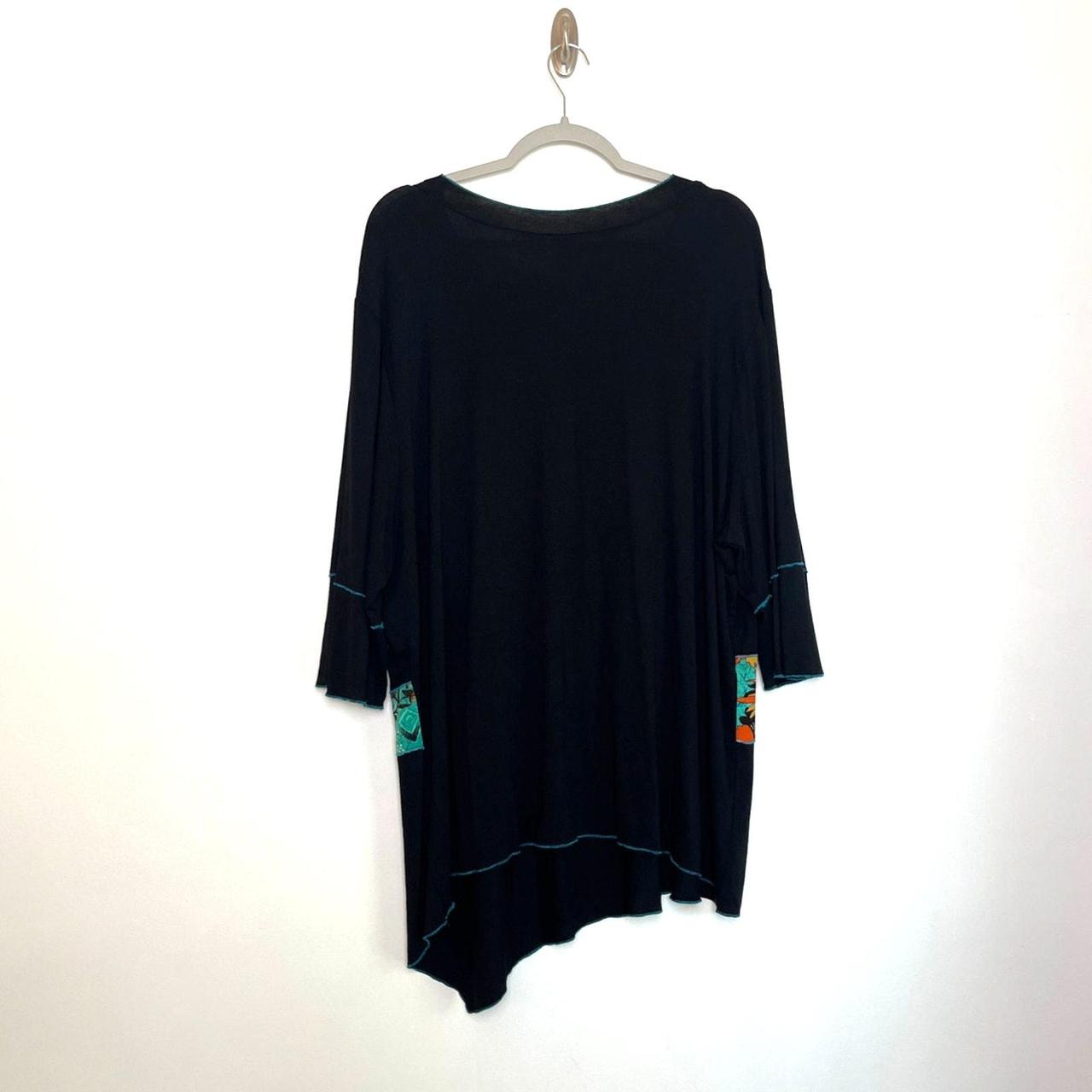 Source Unknown Women's Blouse - Black/Multi - XL … - image 2