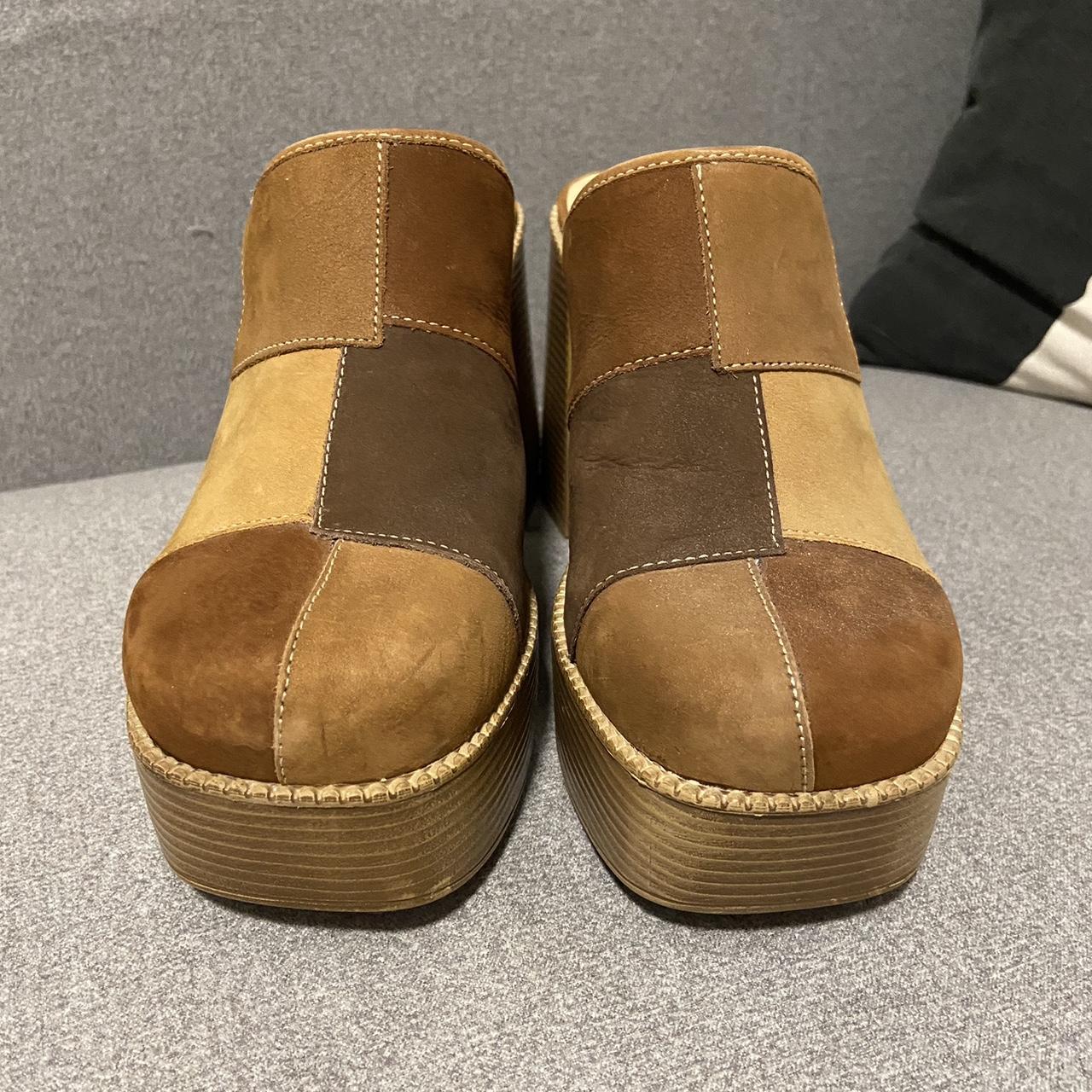 Steve Madden Patchwork Clogs. Super cute, just... Depop