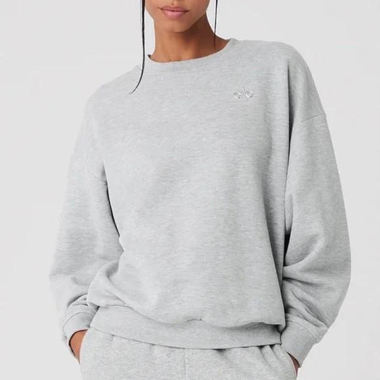 Alo Yoga Accolade Crew Neck Pullover Athletic | Depop