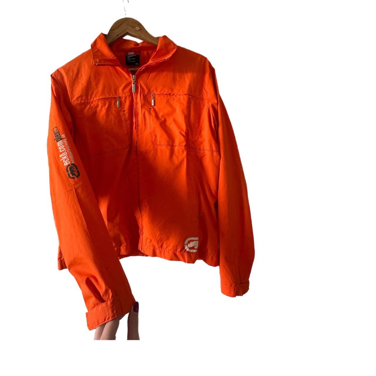 Orange and white windbreaker jacket Ecko Size 8