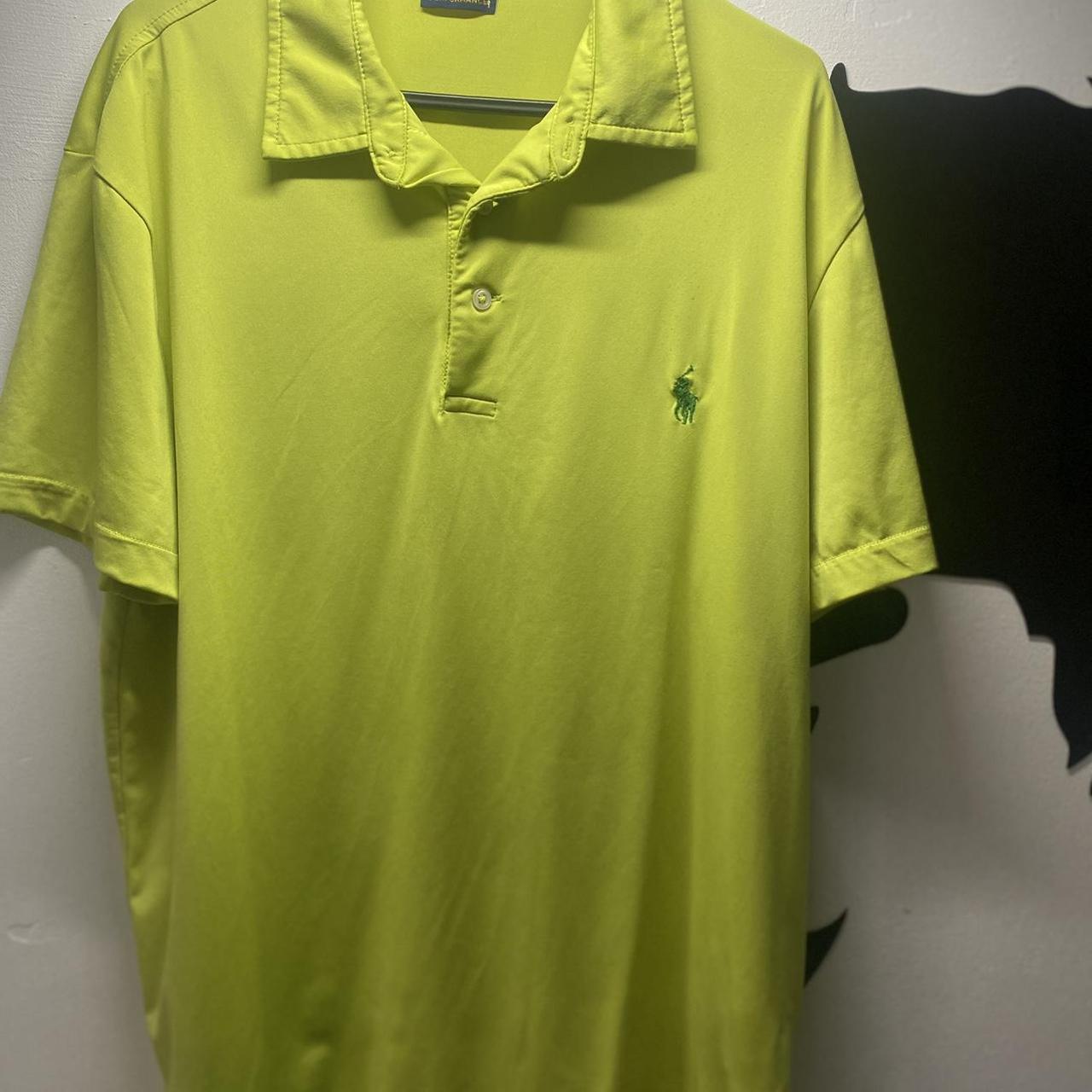 Lime green polo shirt ralph lauren online