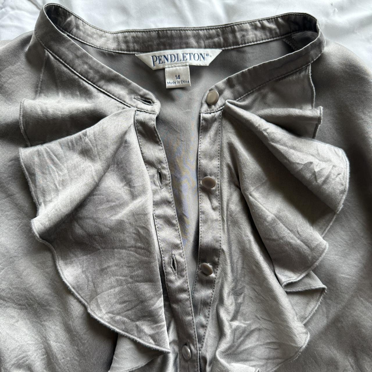 Pendleton Women's Blouse - Grey - 14 – Pendleton … - image 4