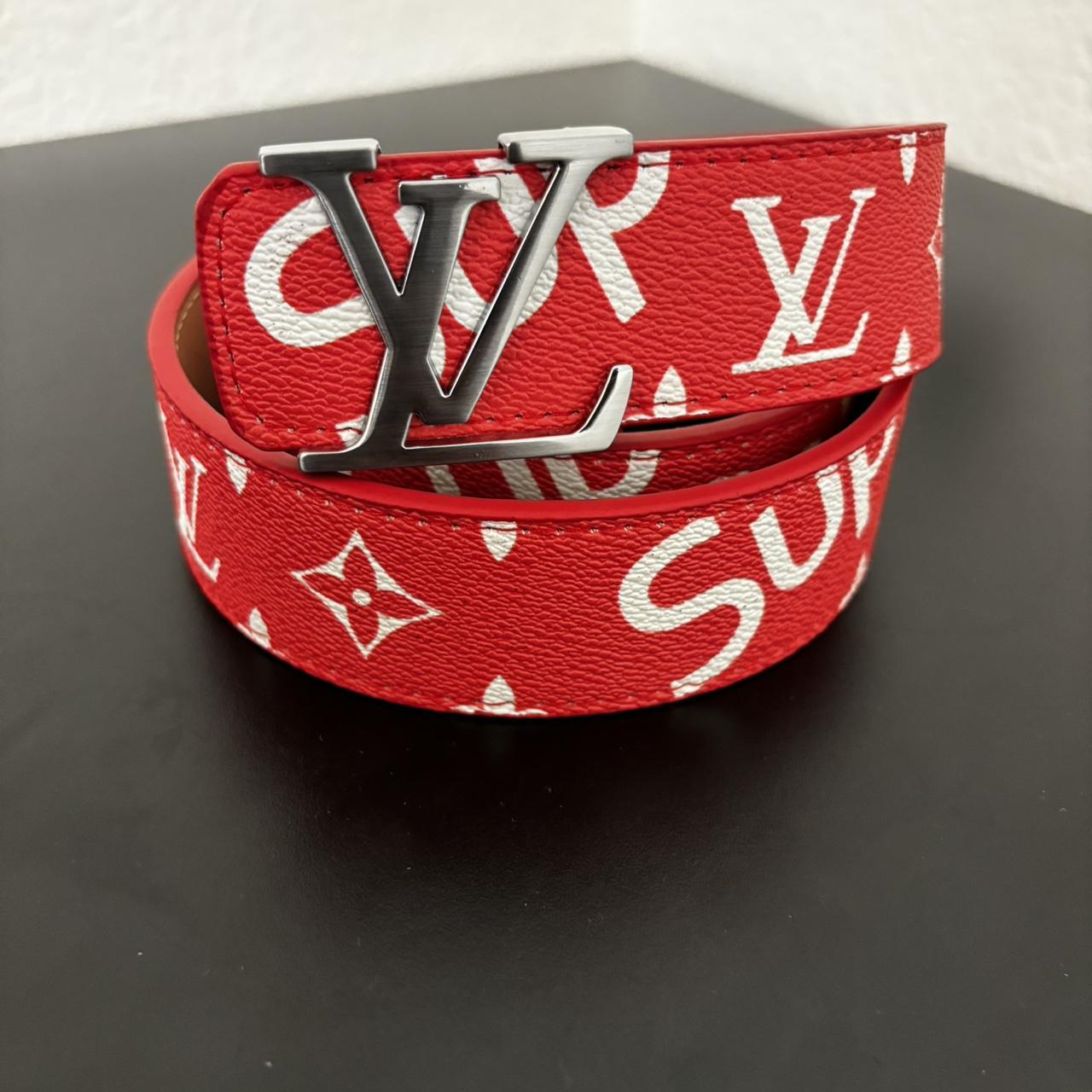 louis vuitton belt supreme