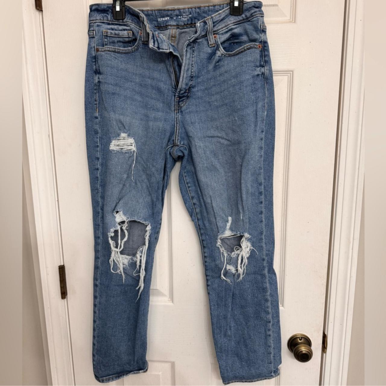 Old Navy Ripped Jeans Size 10 Depop