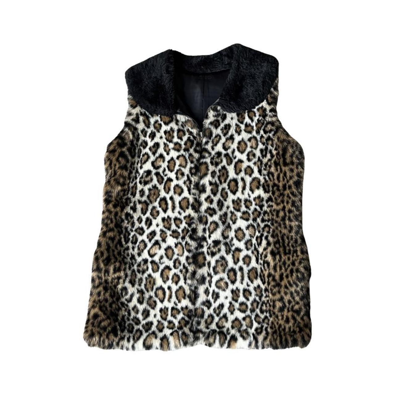 Leopard print shop vest dress