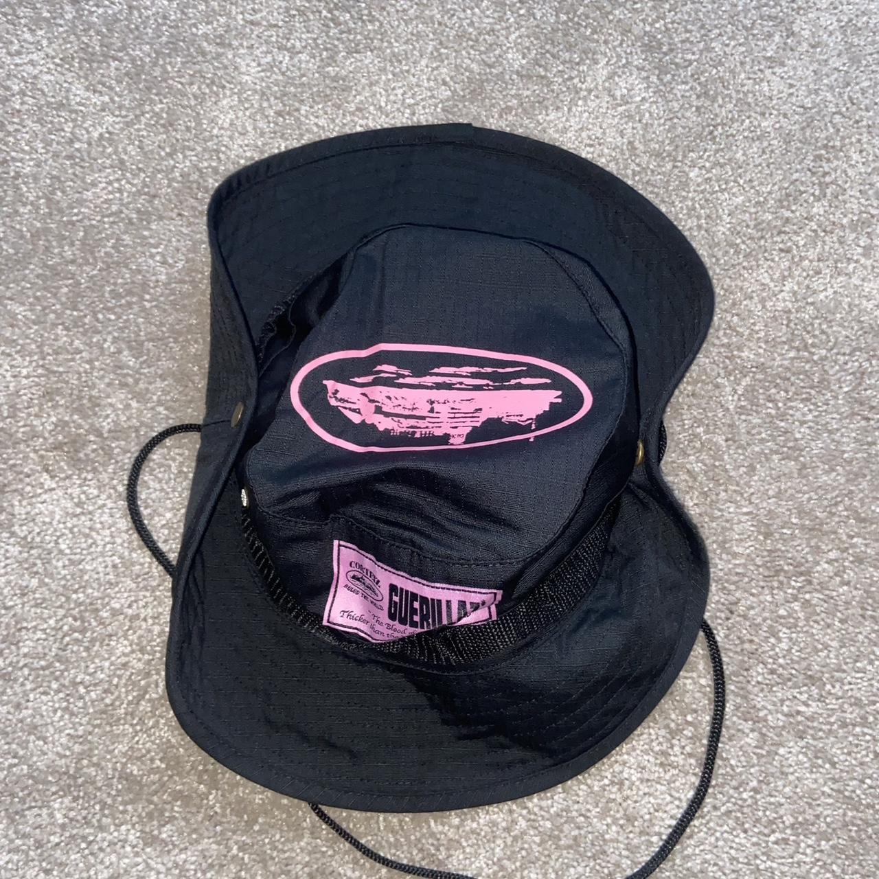 Corteiz black and pink bucket hat New without tags | Depop