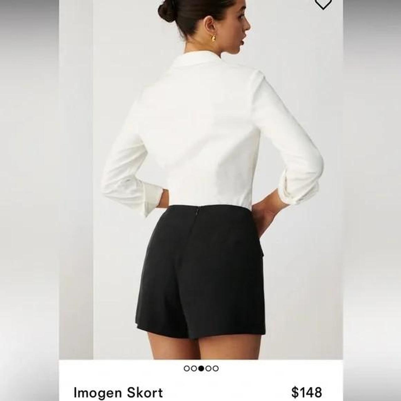 Reformation Imogen Skort Mini Skirt Tencel