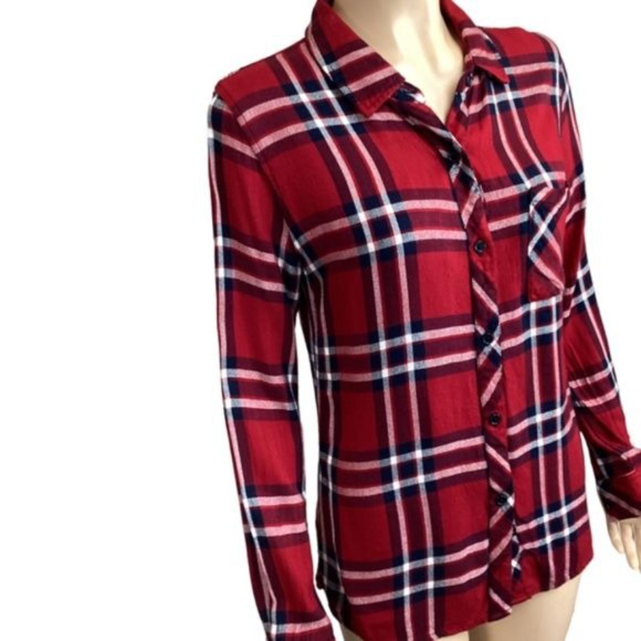 Rails Women's Shirt - Red/Multi - S – Rails Hunte… - image 6