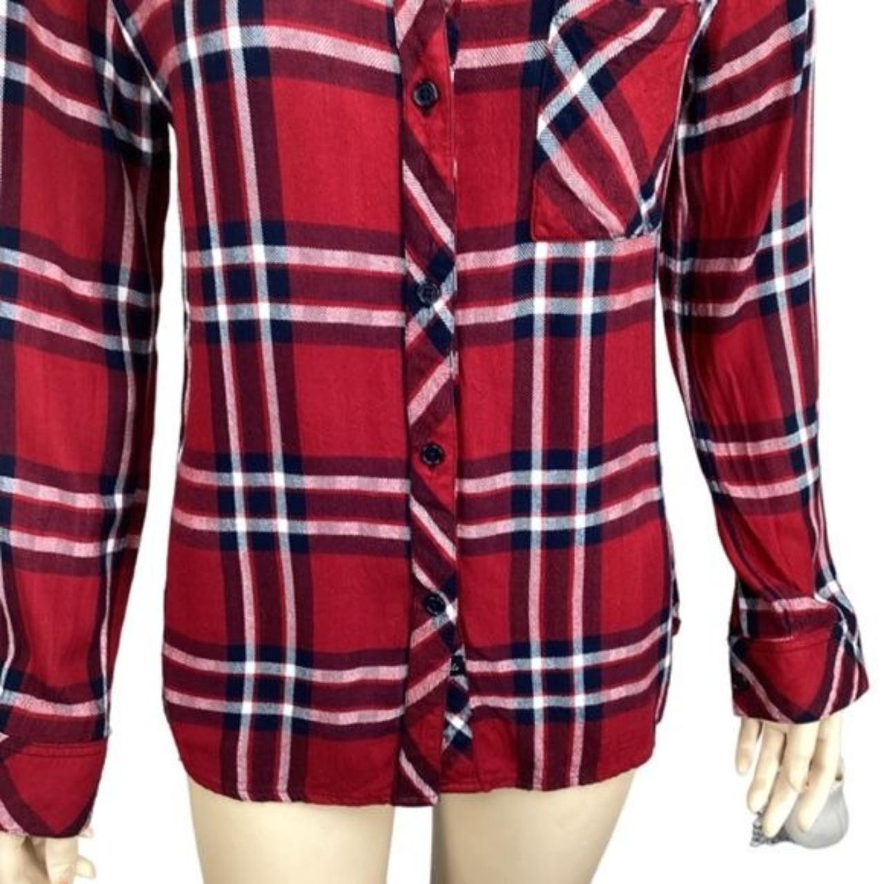 Rails Women's Shirt - Red/Multi - S – Rails Hunte… - image 4