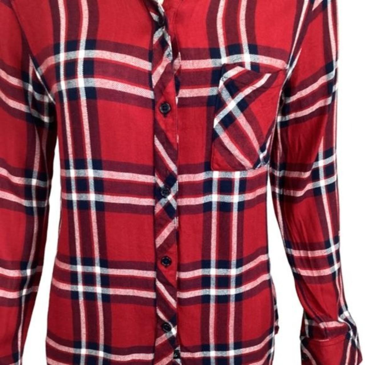 Rails Women's Shirt - Red/Multi - S – Rails Hunte… - image 3