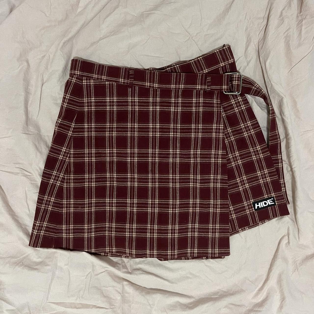 Plaid skirt - mixxmix best sale