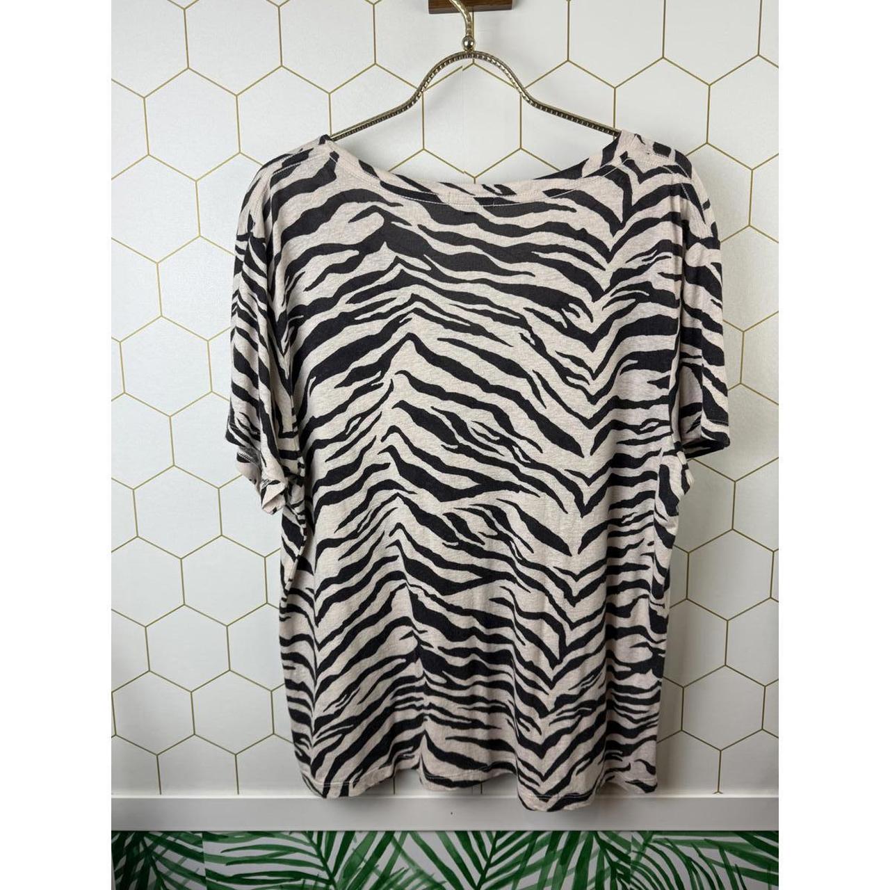 Rails Women's Top - Cream/Black - XL – Rails Zebr… - image 2