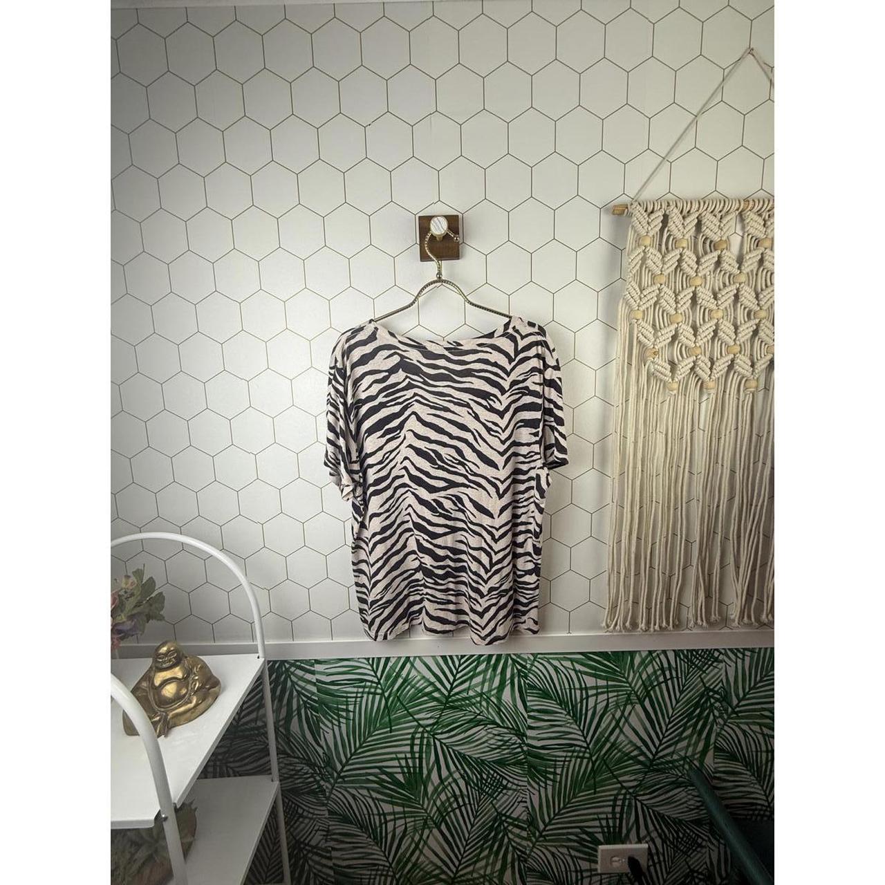 Rails Women's Top - Cream/Black - XL – Rails Zebr… - image 3