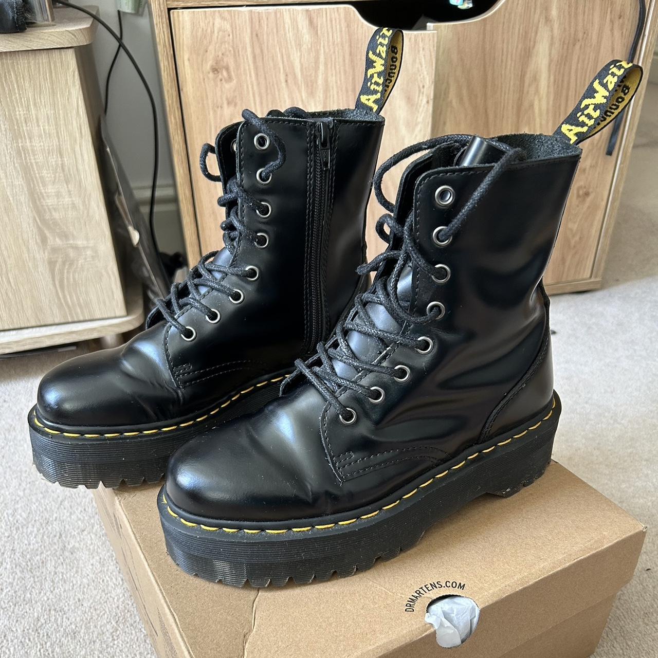 Dr Martens Black Jadon Boots in a size 6 only worn