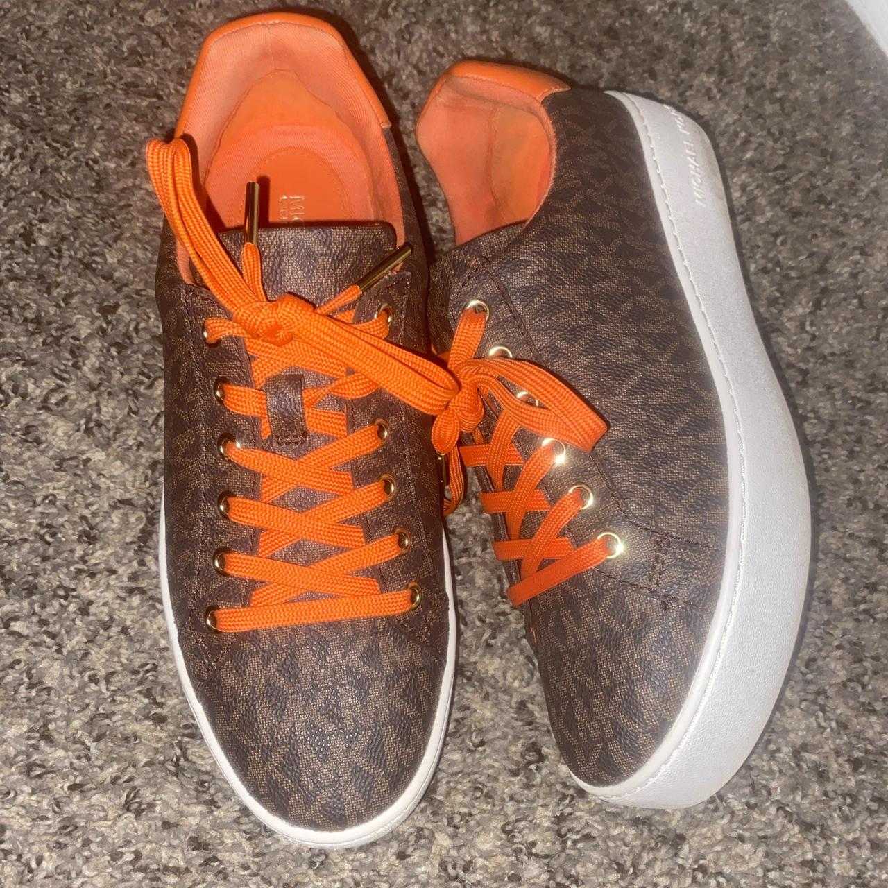 Michael kors sneakers womens orange online