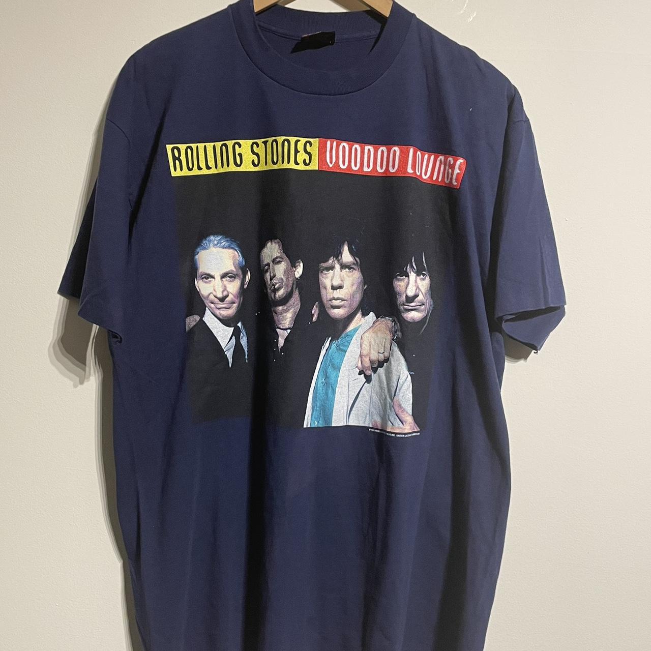 Vintage Rolling store Stones Voodoo Lounge Tour Band Merch Crewneck Sweater XL 1994