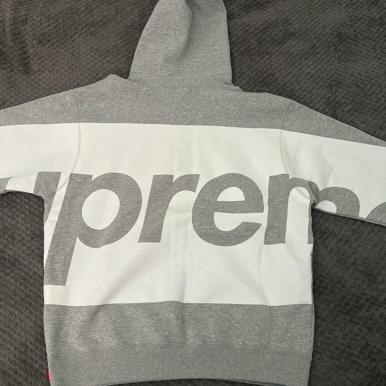 SUPREME BIG LOGO HOODED SWEATSHIRT BRAND NEW - Depop