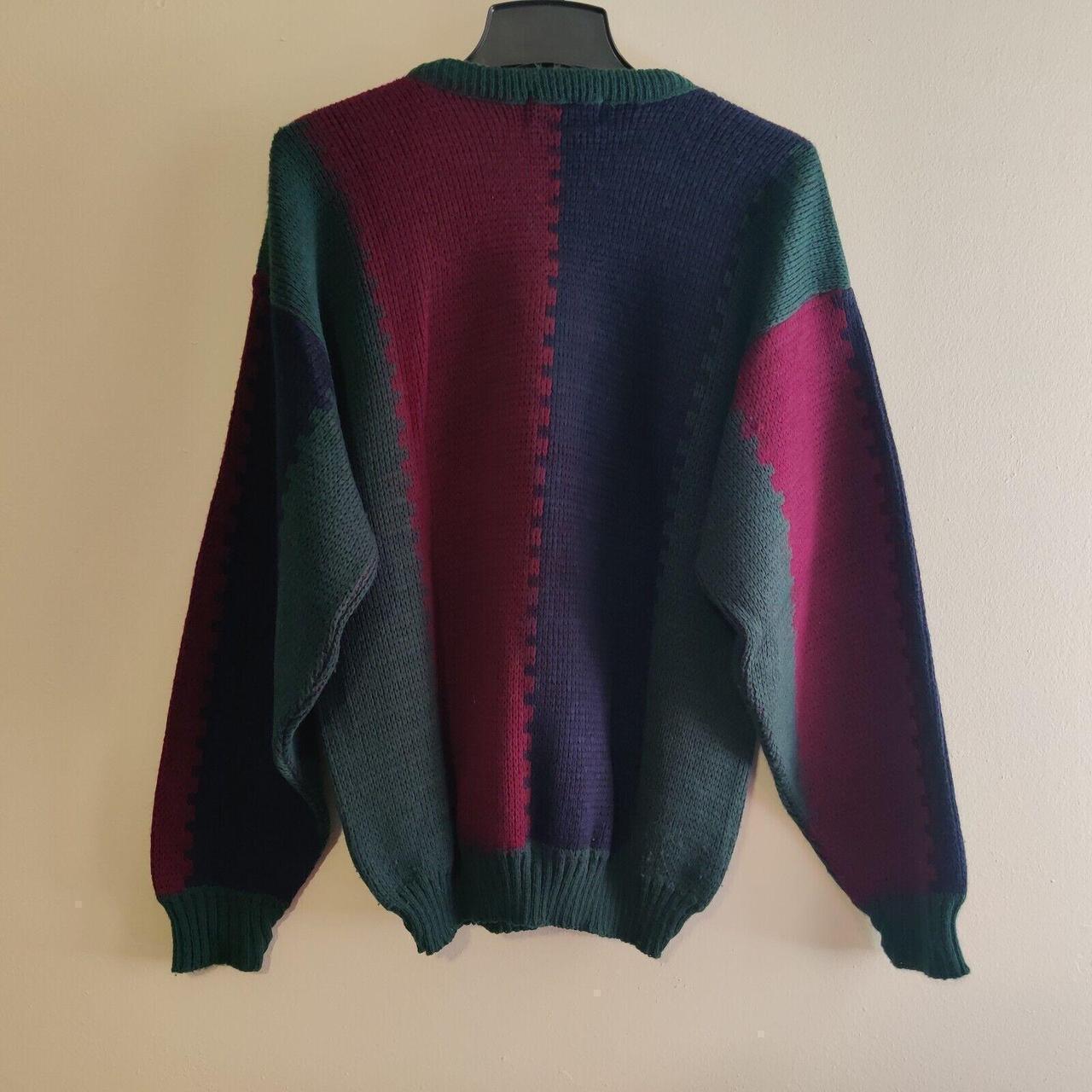 New Era Men's Sweater - Multi - L – Vintage 90s N… - image 5