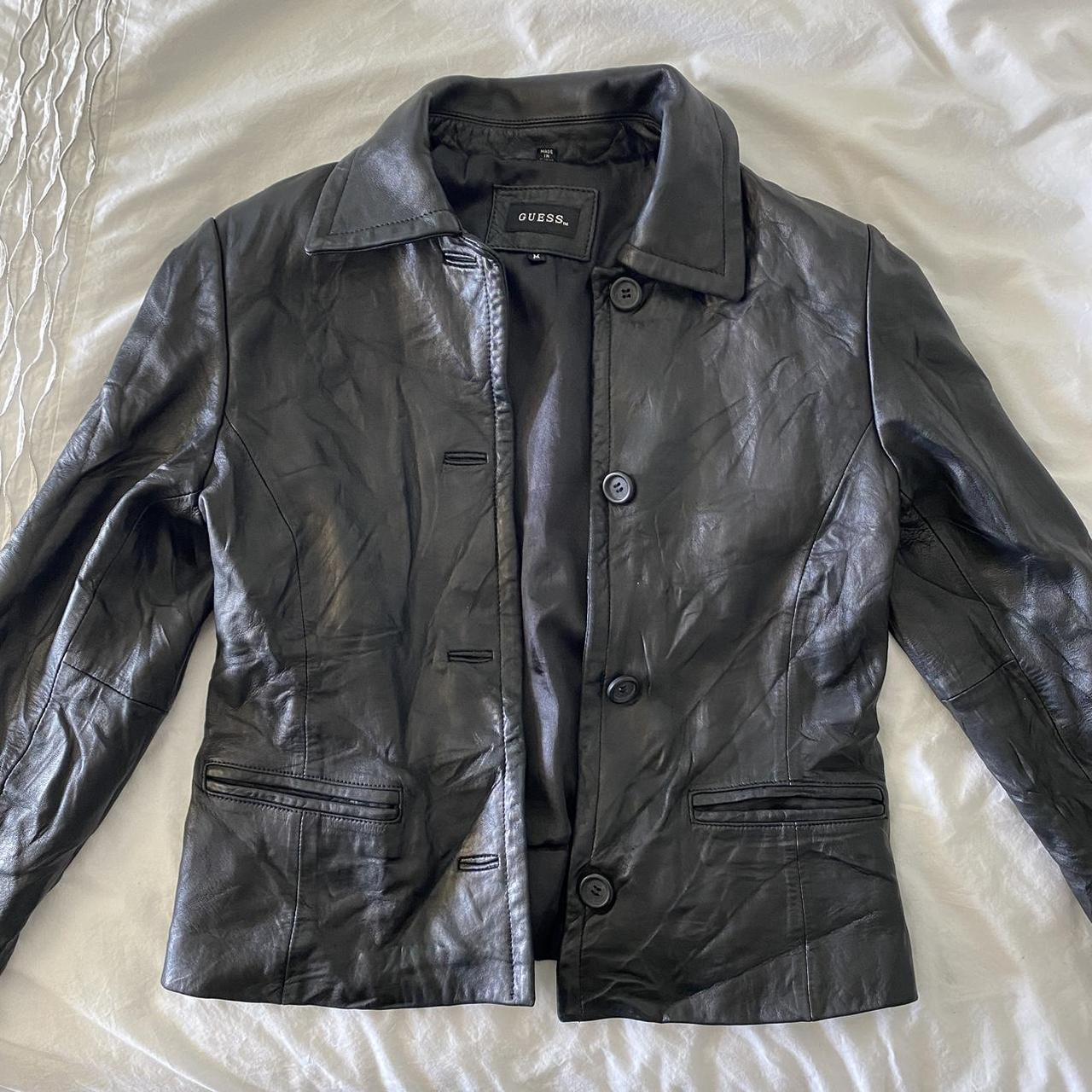 Guess Women's Black Jacket | Depop