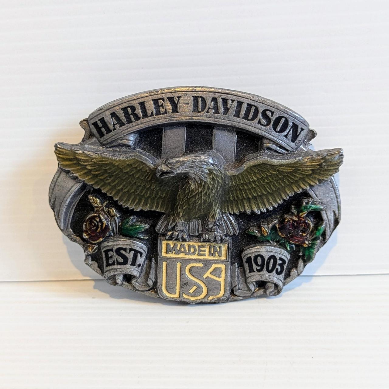 1989 harley davidson belt buckle newest