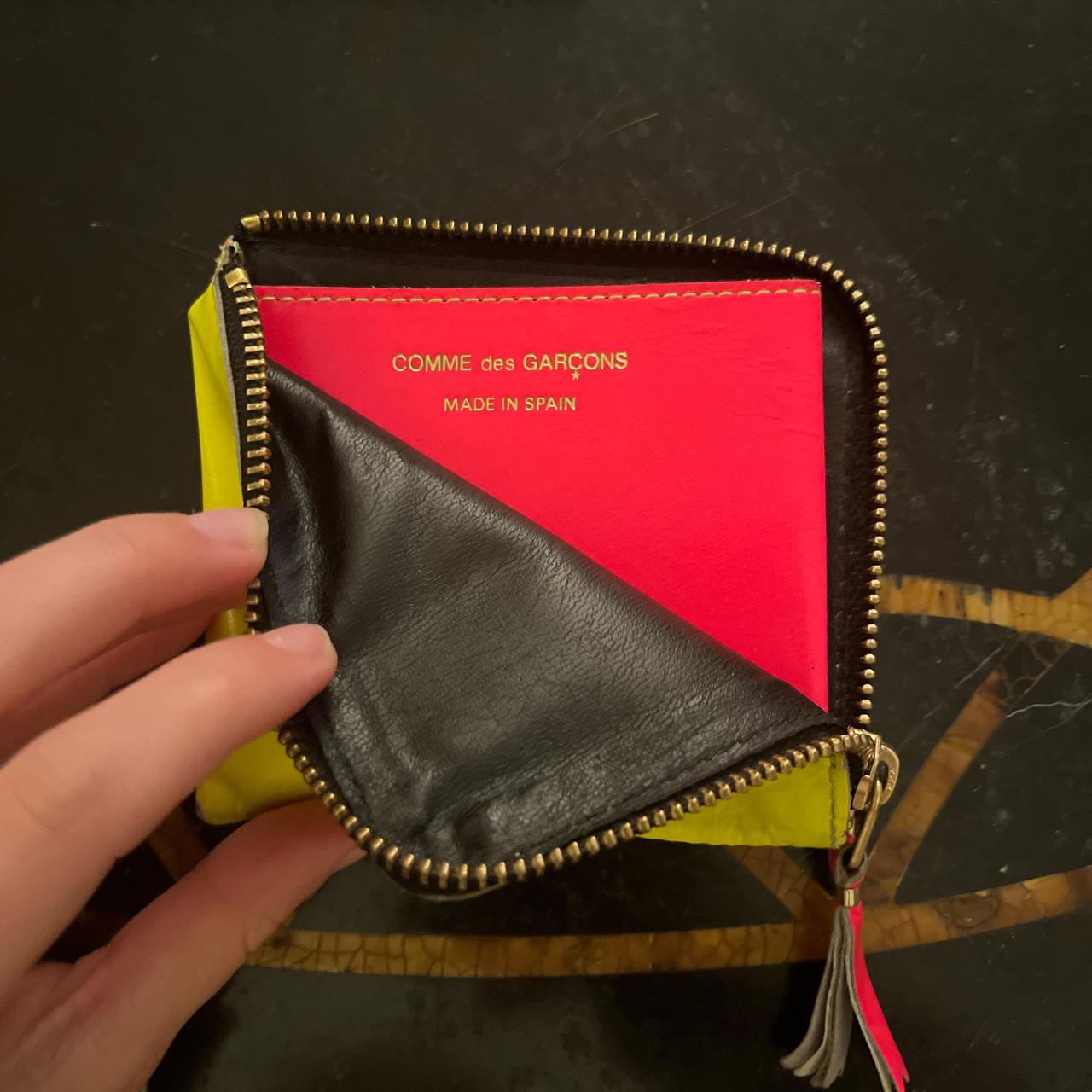 Two tone comme des garcons wallet. Gently used with