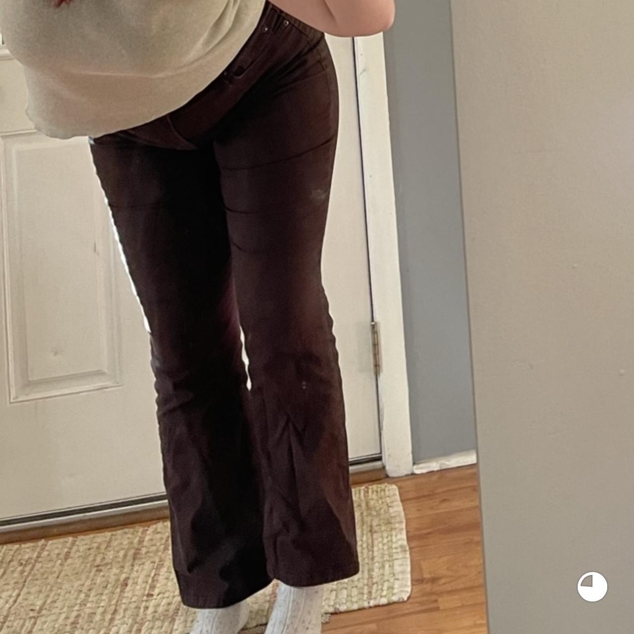 bootcut brown pants