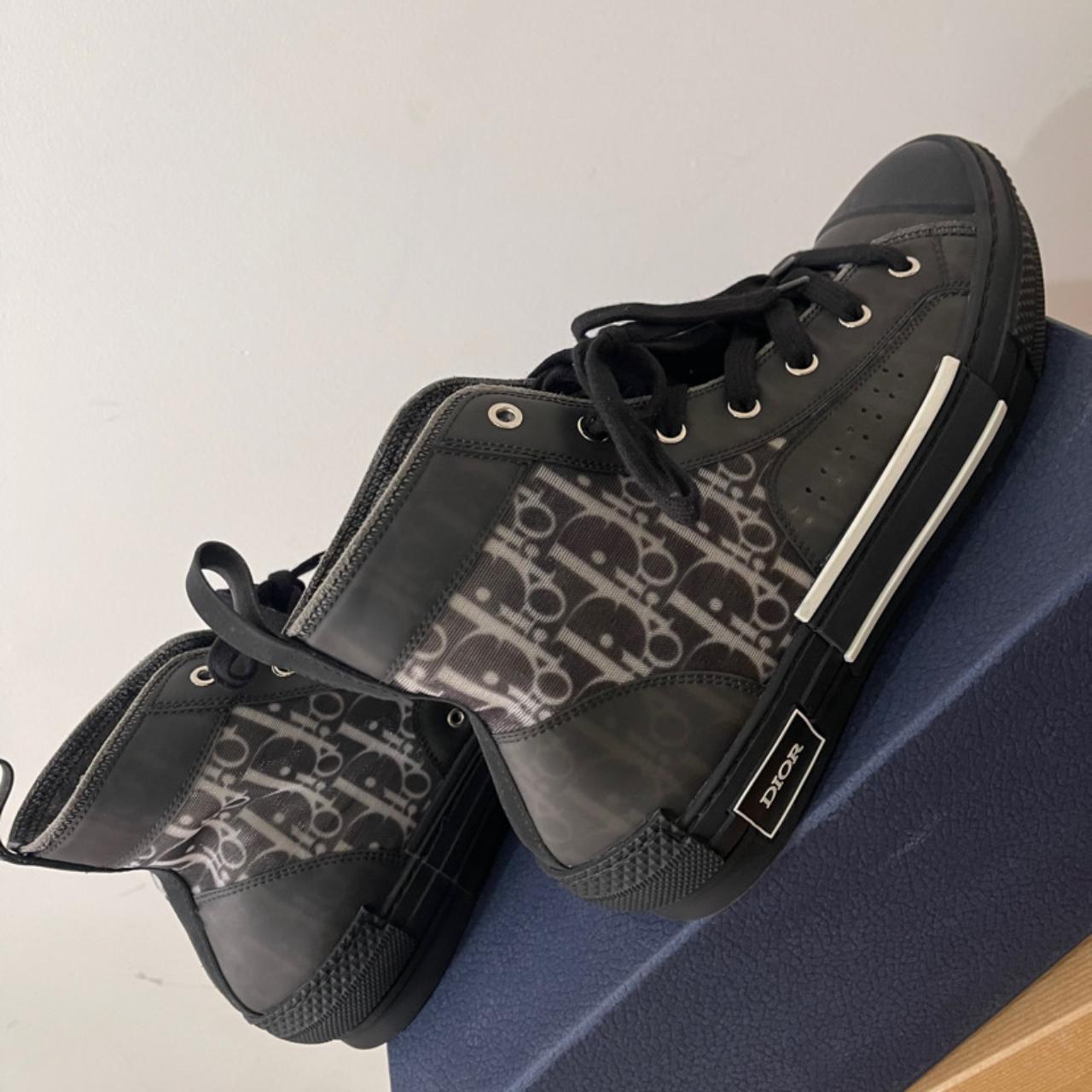 Black Shawn Stussy x Dior B23 Slip on sneakers (Men) | Depop