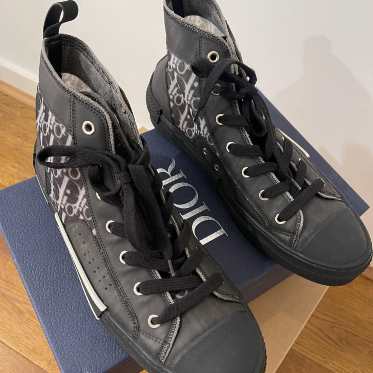 Black Shawn Stussy x Dior B23 Slip on sneakers (Men) | Depop Black Shawn Stussy x Dior B23 Slip on sneakers (Men) | Depop