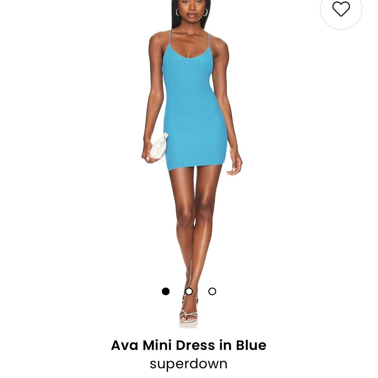 Revolve Superdown blue mini dress. Worn once in... - Depop