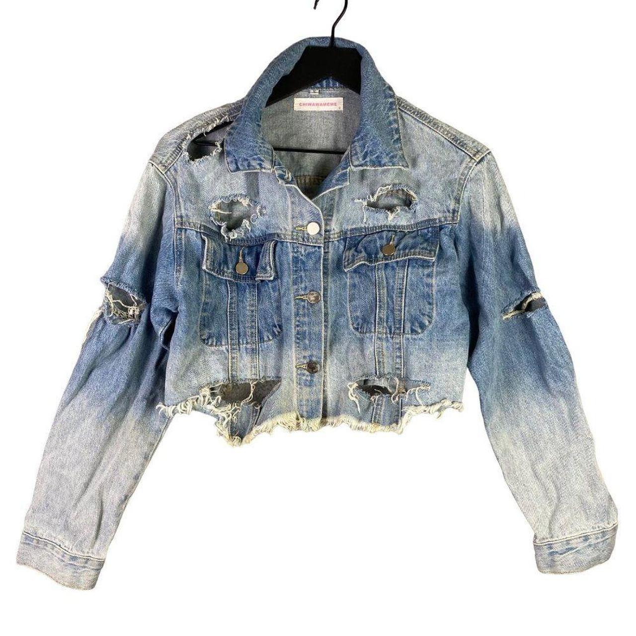 Puff sleeve clearance denim jacket zara