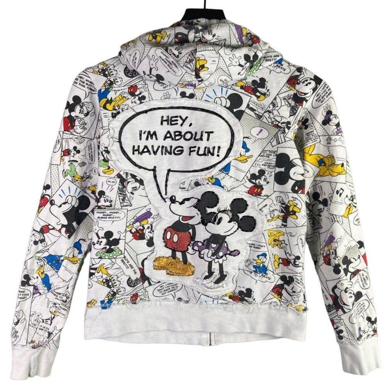 Mickey mouse hot sale hoodie mens