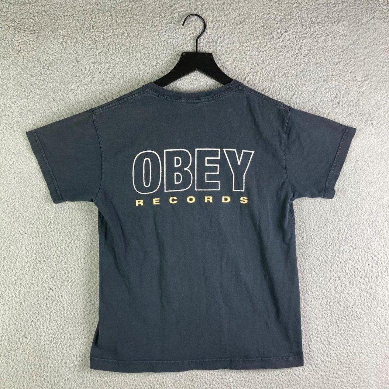 obey records t shirt