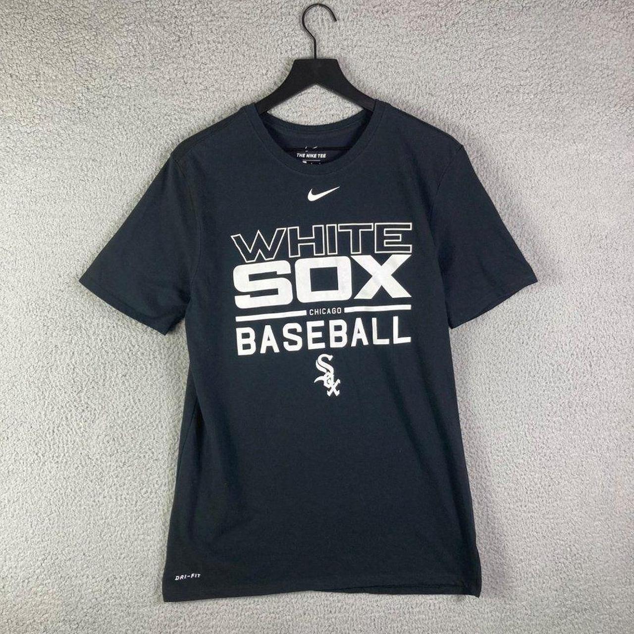 Chicago White Sox Nike Dri-Fit Script T-Shirt. Men's - Depop