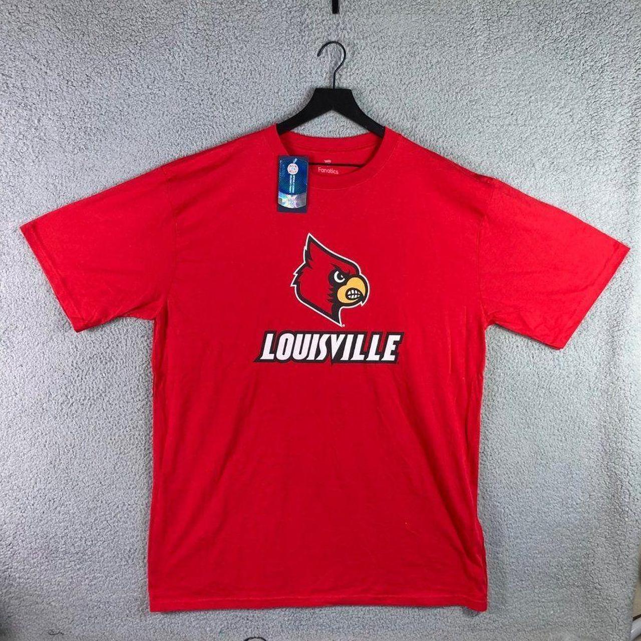 Men's Fanatics Branded Black Louisville Cardinals Campus T-Shirt