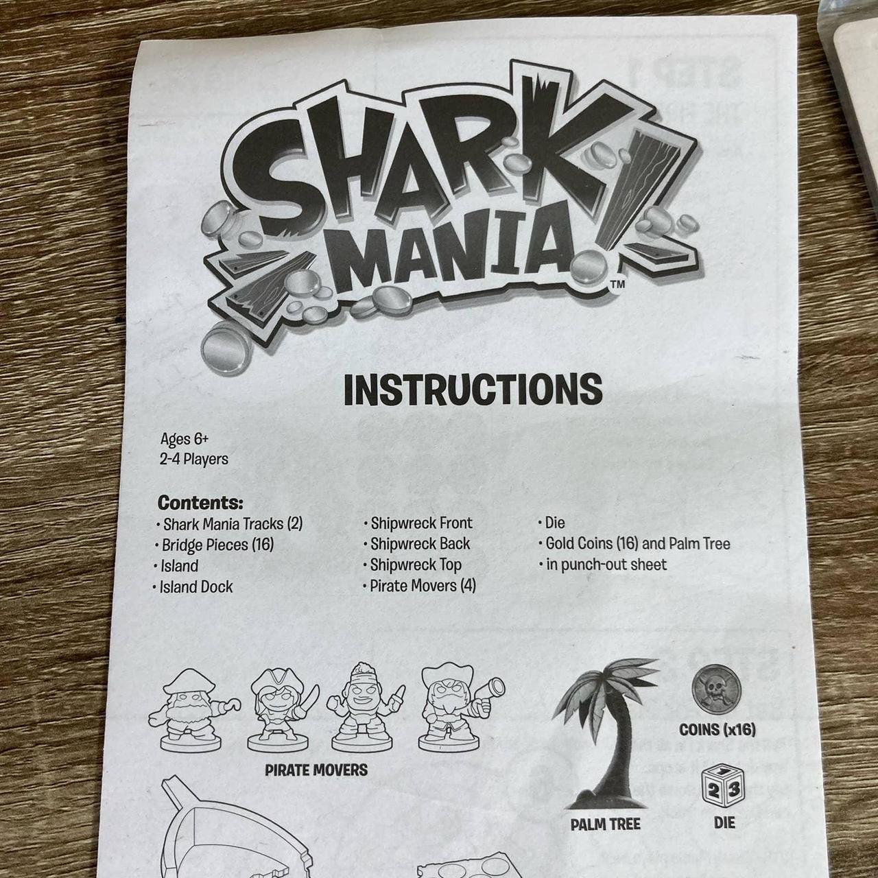 Shark Mania Board Game