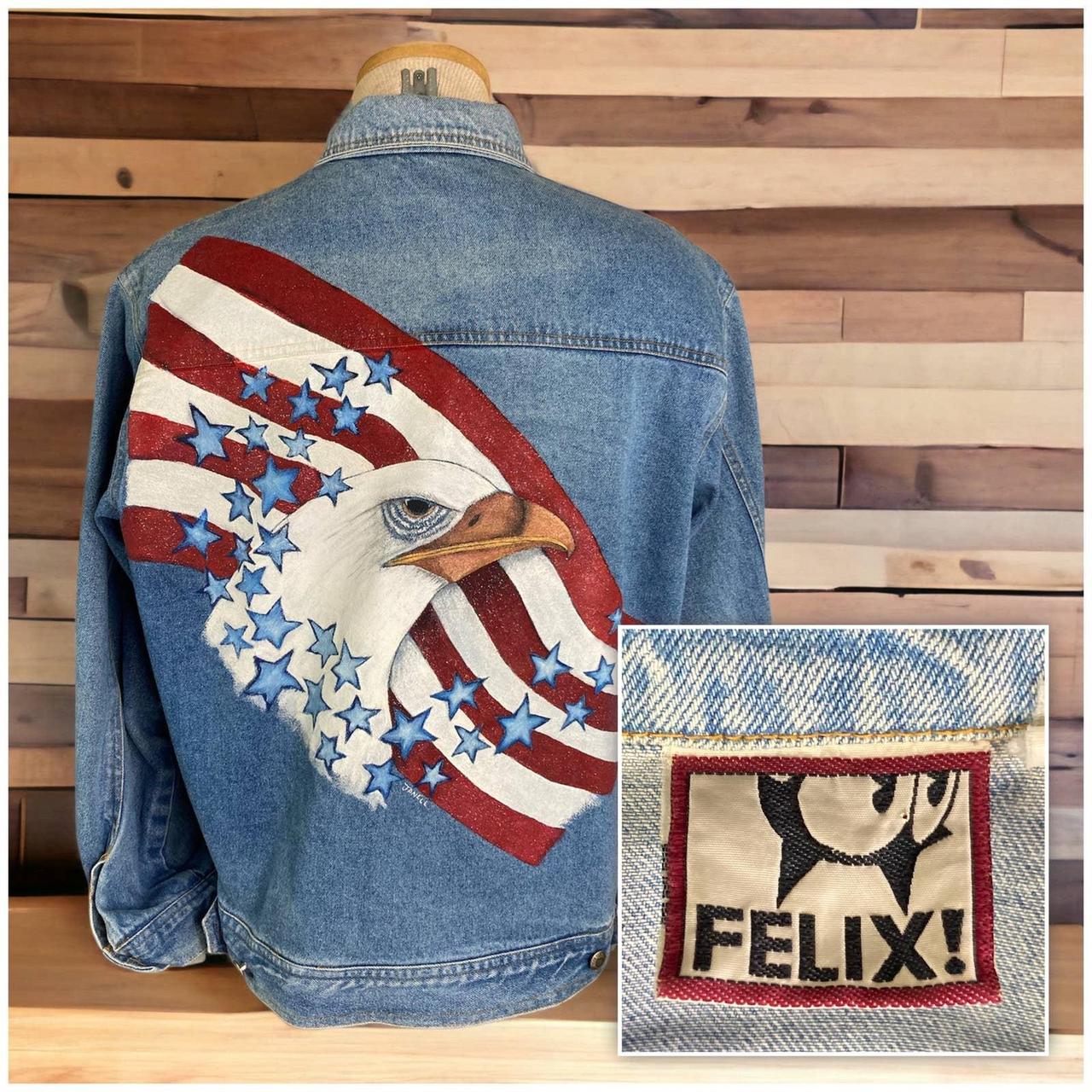 Cat top jean jacket