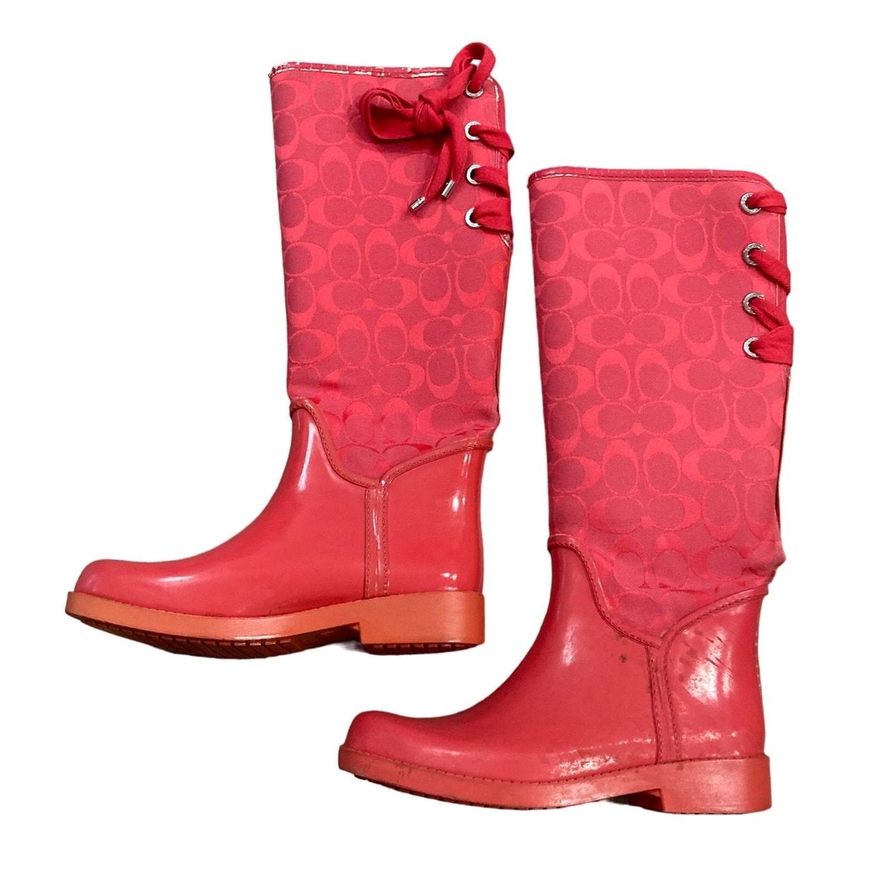 Step into Style: The Ultimate Guide to Coach Red Rain Boots