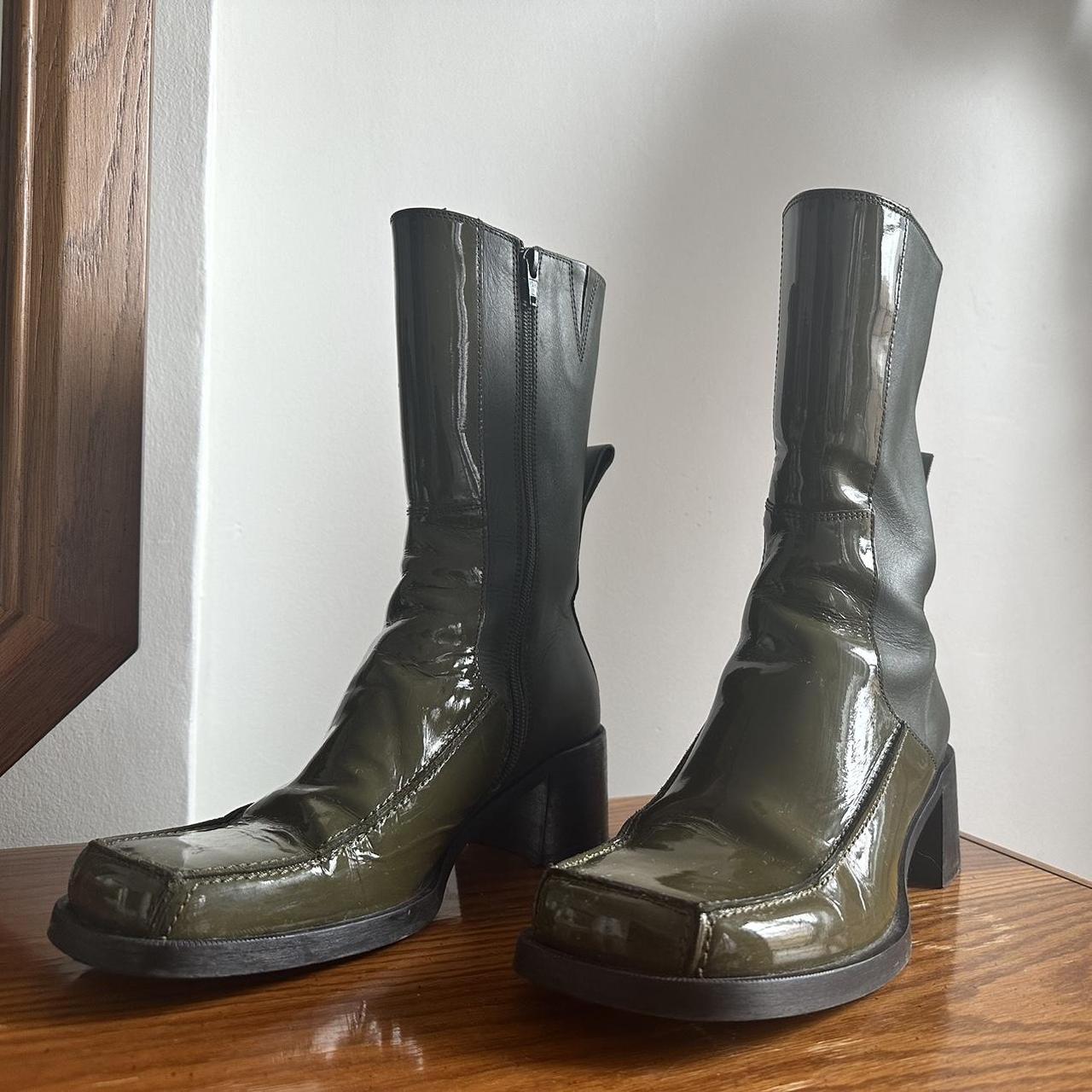 Miista Cassia Boots in Green 🌲🐢🥦🦠 Small signs of... - Depop