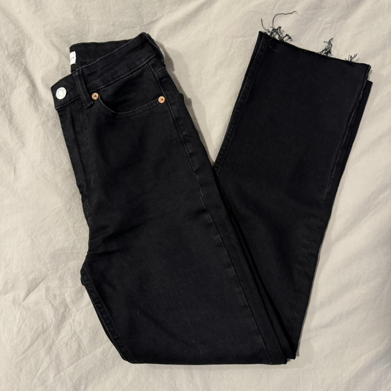 Zara High Rise Stove Pipe Jeans Great... - Depop