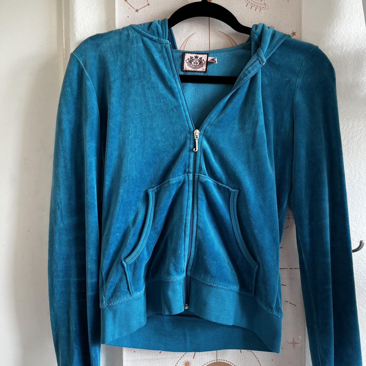 Juicy Couture Blue zip up jacket🤍 jacket of my... - Depop