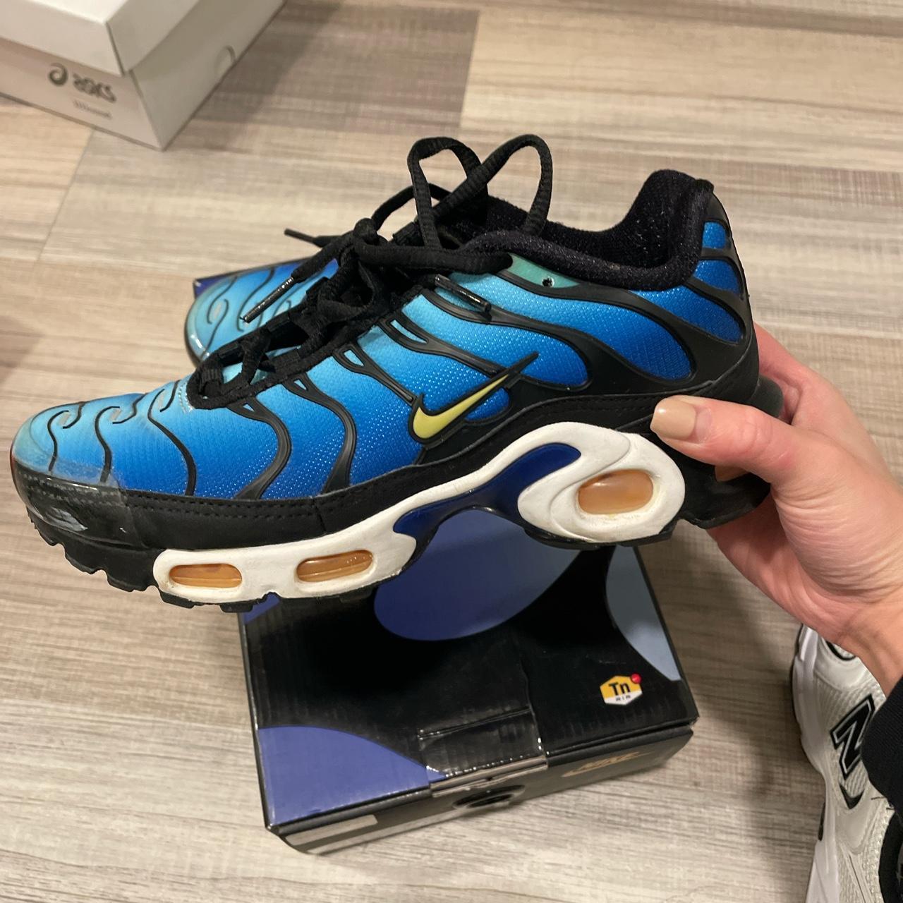 Nike air max plus og black chamois sky blue mens