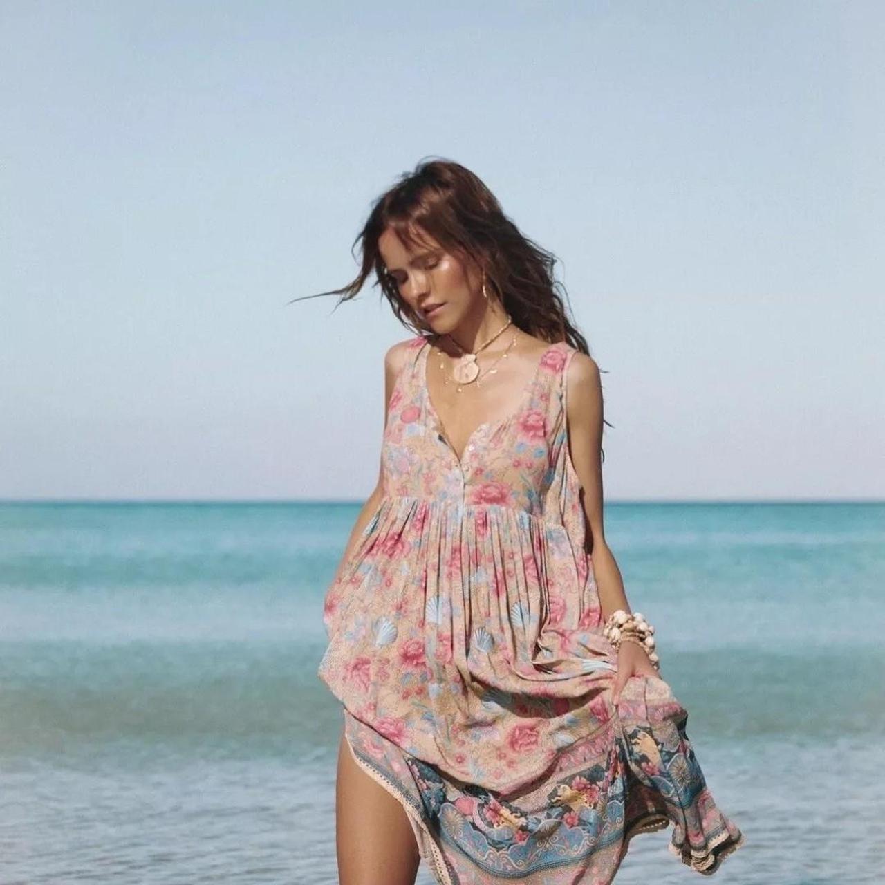 Spell And The Gypsy Seashell XS Babydoll Midi Dress | Depop