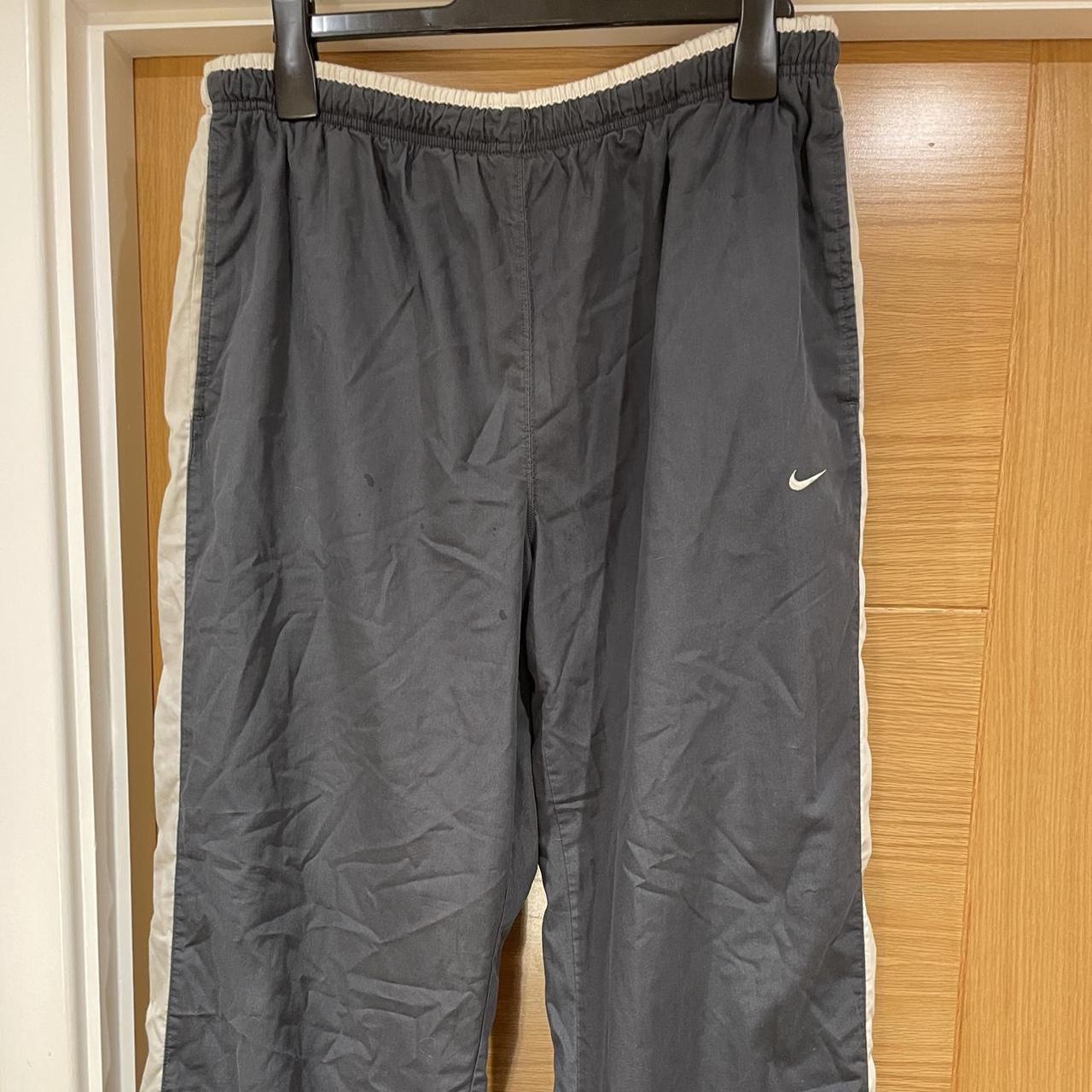 mens grey nike tracksuit bottoms