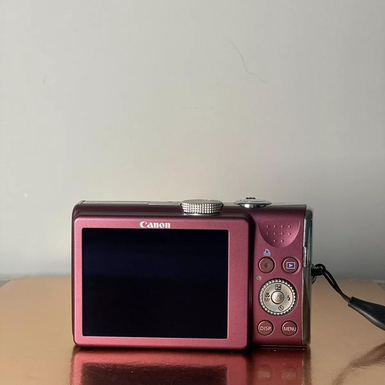 Canon PowerShot SX200 IS Burgundy Red Digital Camera | Depop