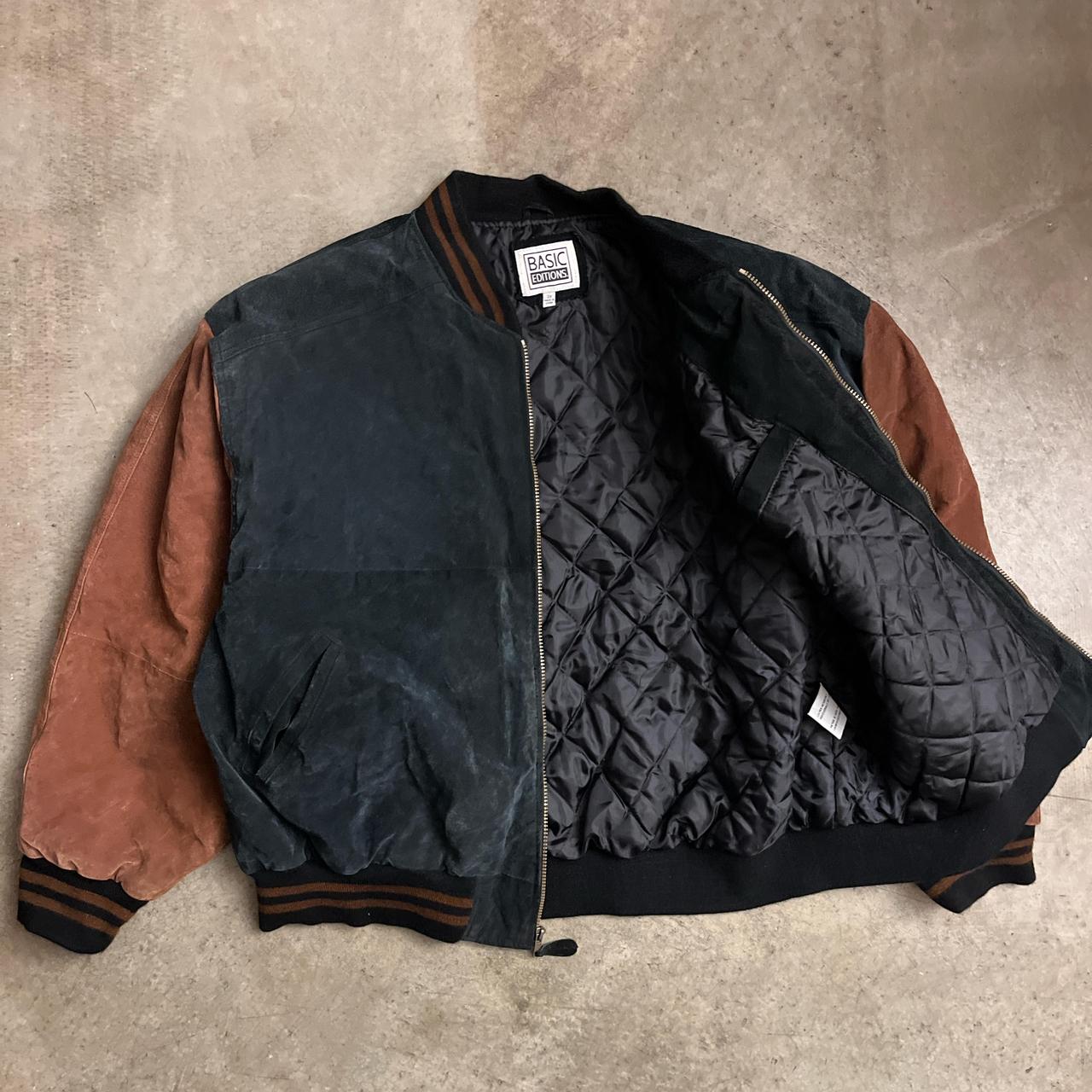 Basic Editions Men's Varsity Jacket - Multi/Green… - image 4