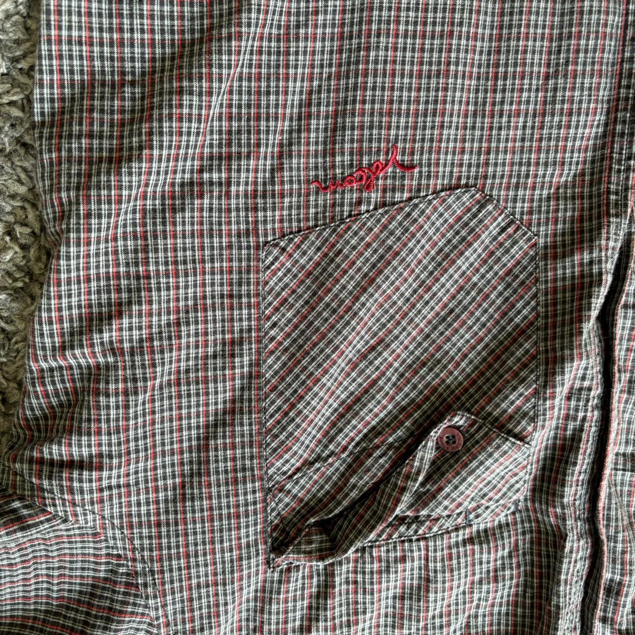 Volcom Men's Shirt - Red/Multi - L – Volcom butto… - image 2