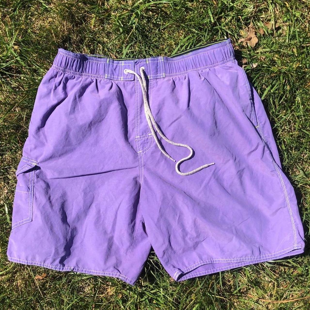 Men's Purple Swim-briefs-shorts | Depop